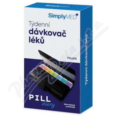 SimplyMed Weekly medication dispenser YHL015 -Pill diary